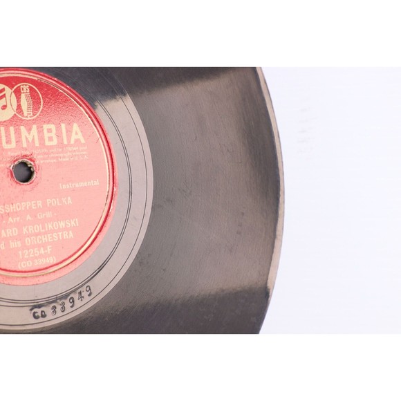 Edward Krolikowski - Farewell / Grasshopper Polka 1944 10" 78 rpm Record 12254-F - Picture 15 of 16